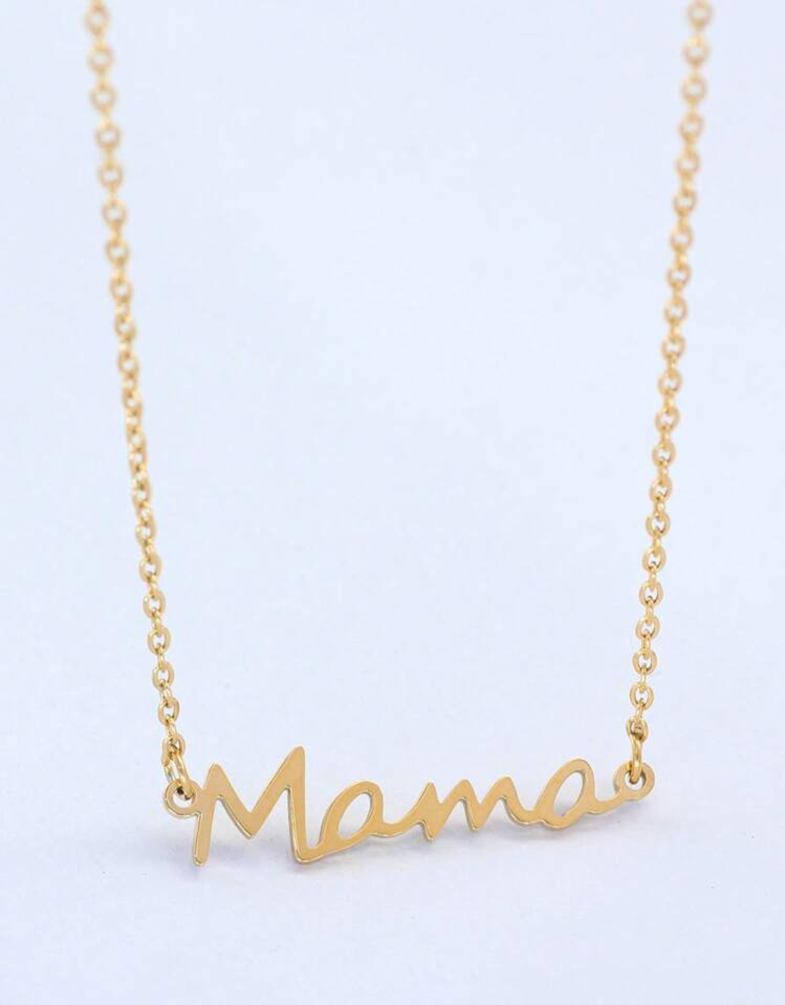 Mama Script Bracelet