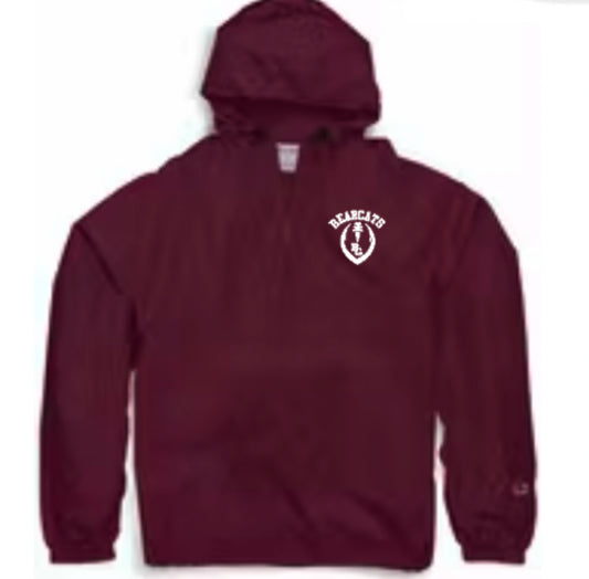 BC Bearcats Football Premium Champion Brand Packable Anorack 1/2 Zip Jacket