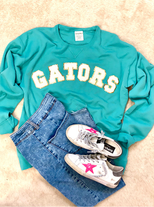 Gators Varsity Chenille Letter Sweatshirts